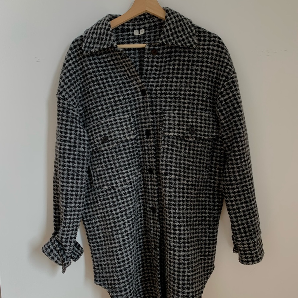 Arket plaid shacket